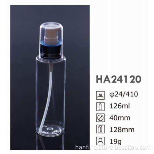Wholesale manufacturer PET 120ml cosmetic packaging bottle